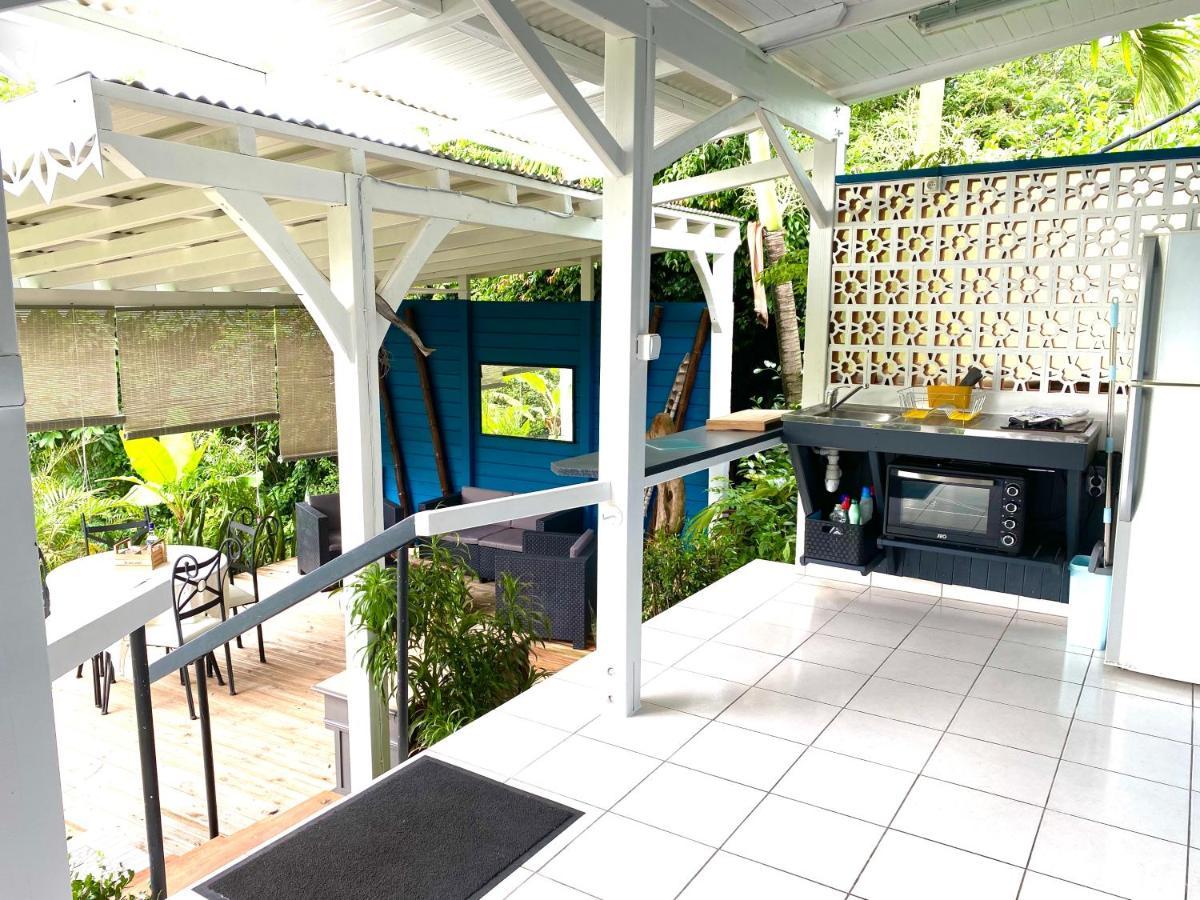 Lodge Pamplemousse Avec Piscine Privative , Dans Parc Calme A 500 M Plage 르 카르베 외부 사진