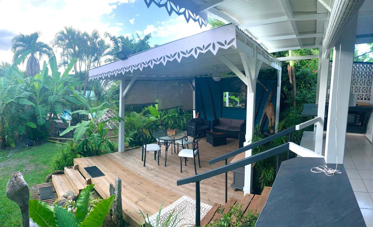 Lodge Pamplemousse Avec Piscine Privative , Dans Parc Calme A 500 M Plage 르 카르베 외부 사진