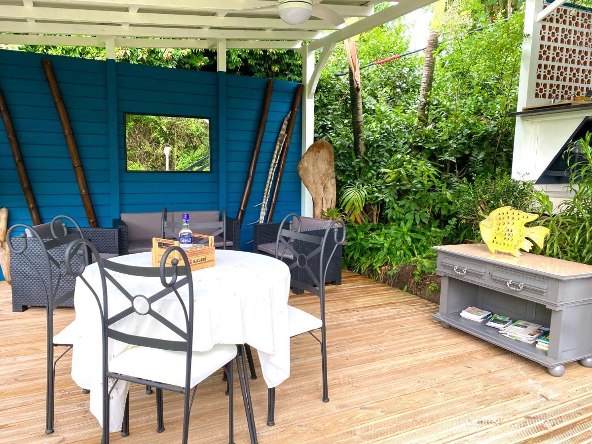 Lodge Pamplemousse Avec Piscine Privative , Dans Parc Calme A 500 M Plage 르 카르베 외부 사진